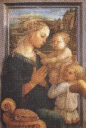Sandro Botticelli Filippo Lippi.Madonna with Child and Angels or Uffizi Madonna (mk36) China oil painting reproduction